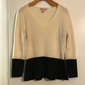 Banana Republic Wool Peplum Sweater